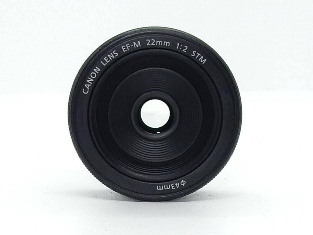 ★極上品★ CANON EF-M 22mm F2 STM 前後キャップ付属