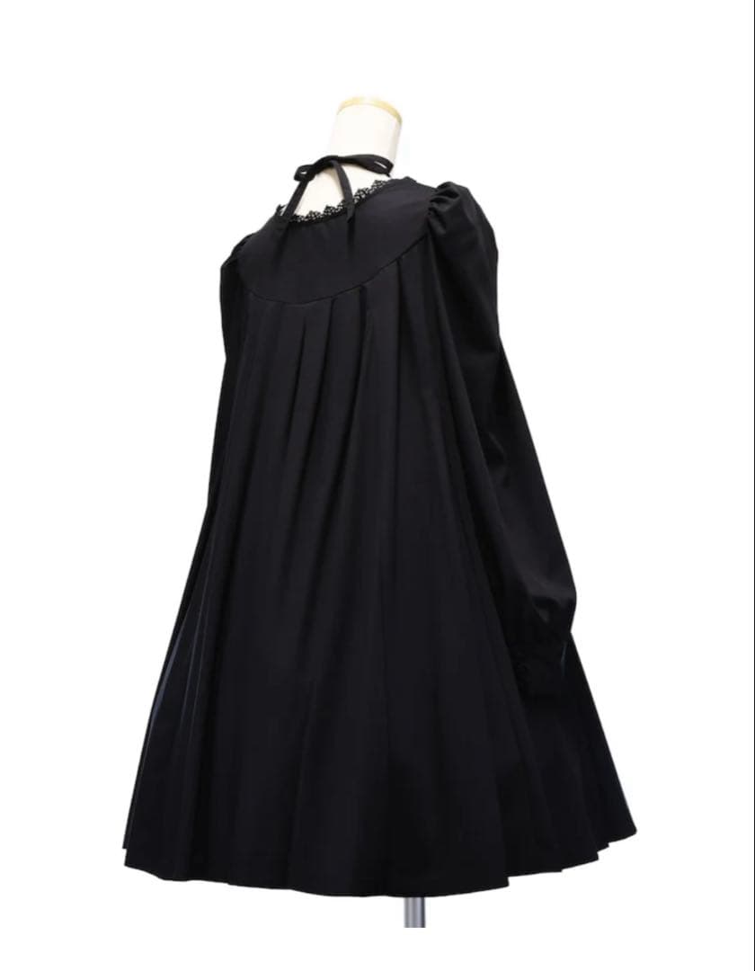 sheglit クロスリボンフレアワンピース　アトリエボズ　ブラック