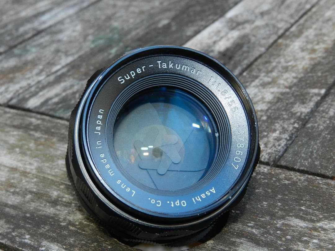 極美品　Pentax Super-Takumar 55mm f/1.8 レンズ
