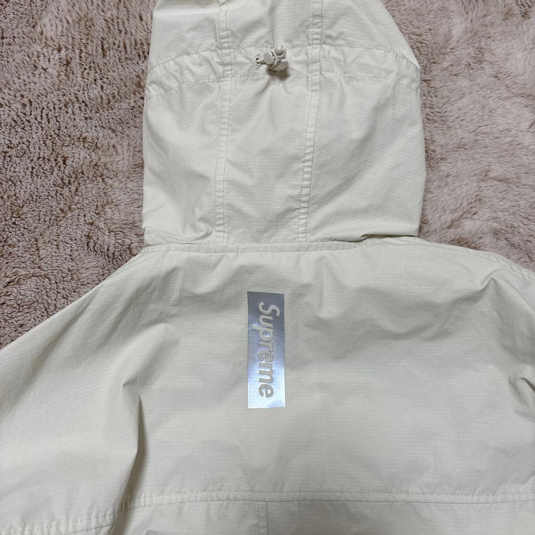 Supreme フード付きナイロンジャケット ホワイト