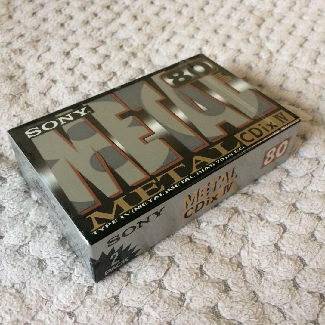 2本パック【日本製メタル】SONY 2C-80CDX4A カセットテープ