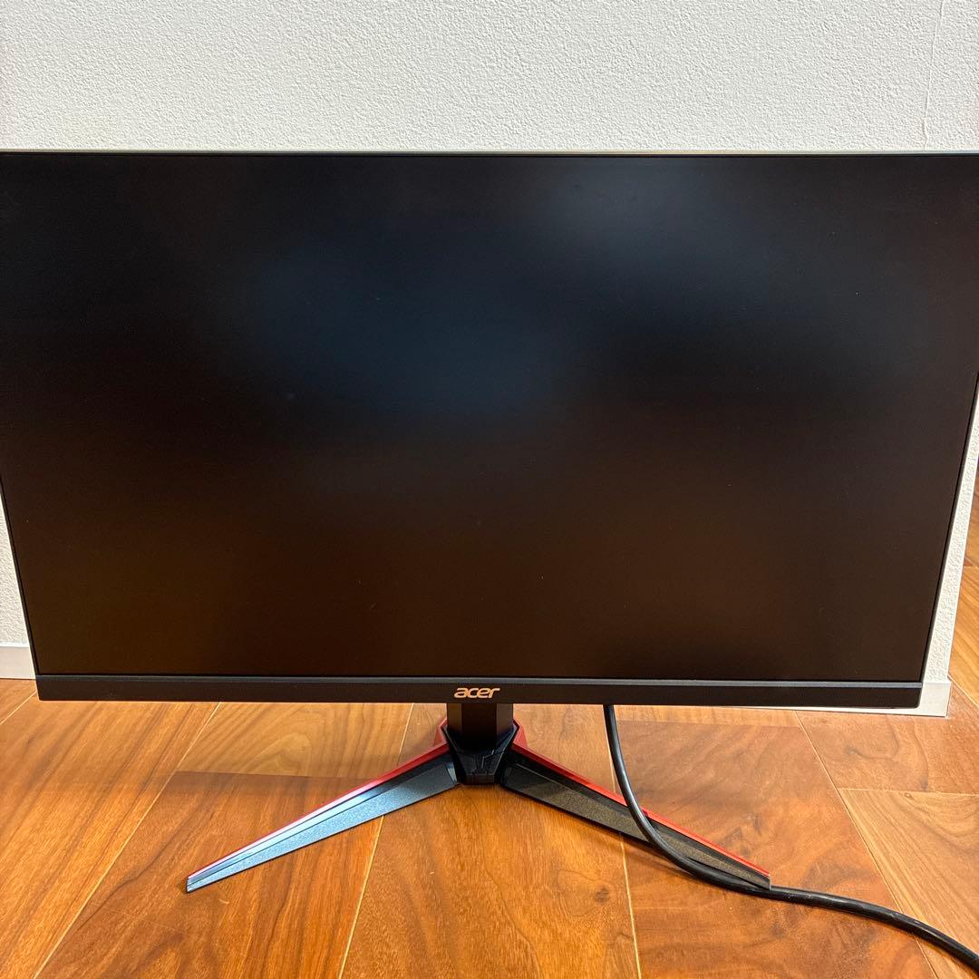 acer モニター 本体 赤黒スタンド