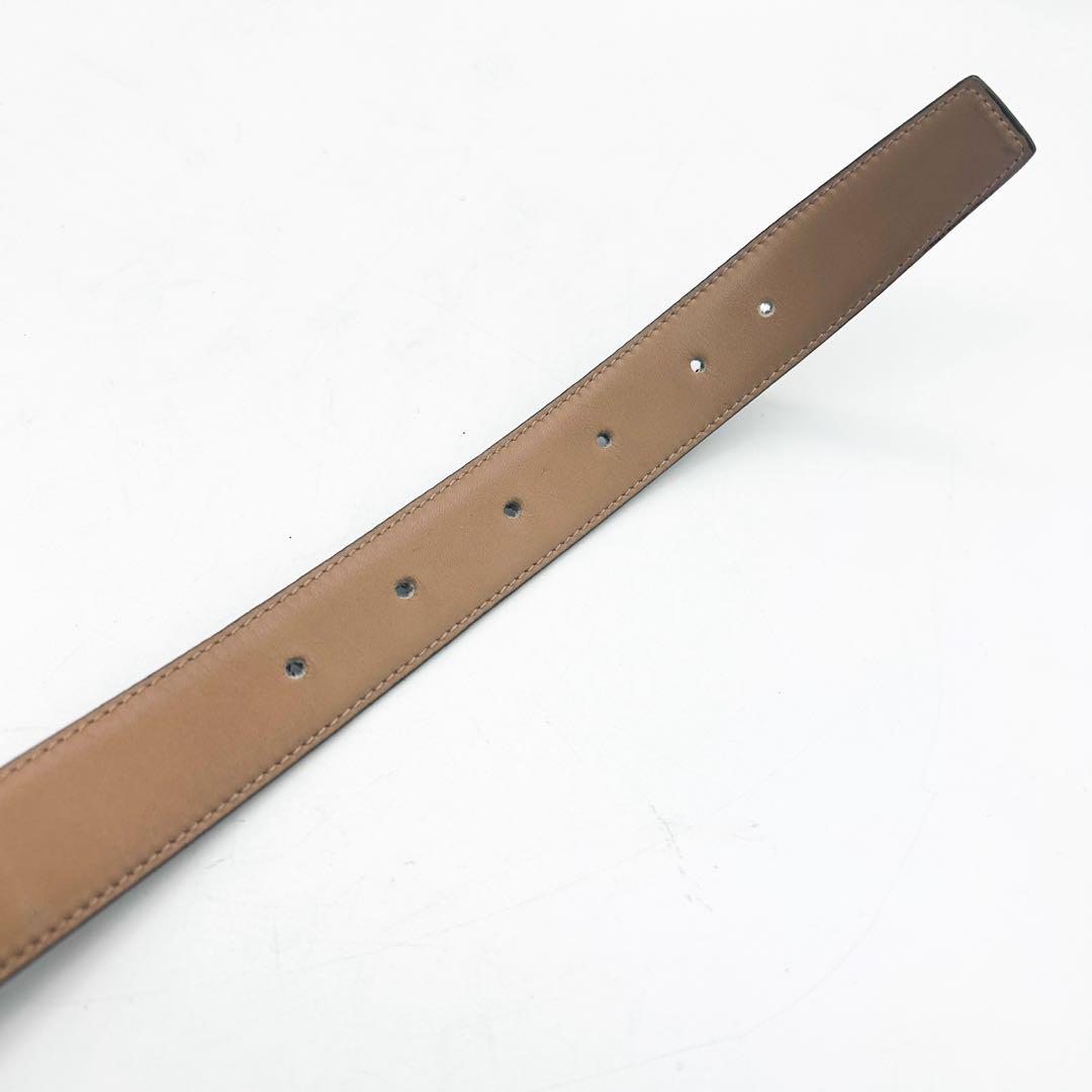 GUCCI✨レザー GGロゴ ゴールド金具ベルト 黒 レディース ブラック