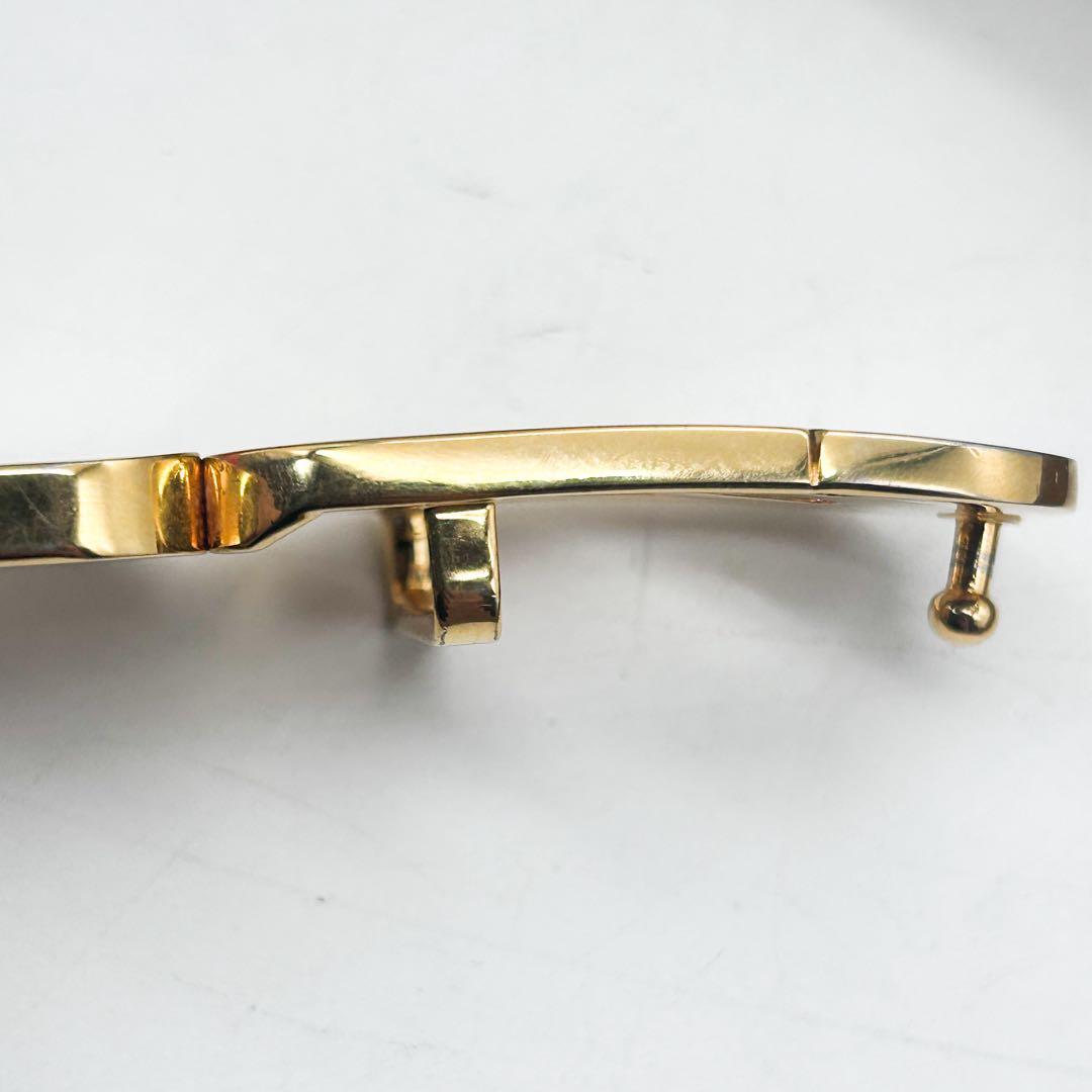 GUCCI✨レザー GGロゴ ゴールド金具ベルト 黒 レディース ブラック