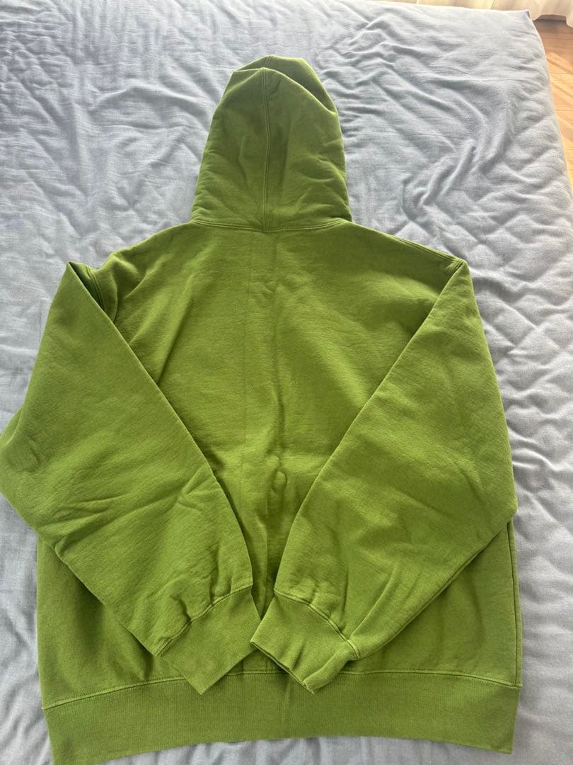 Supreme グリーン フード付きスウェット