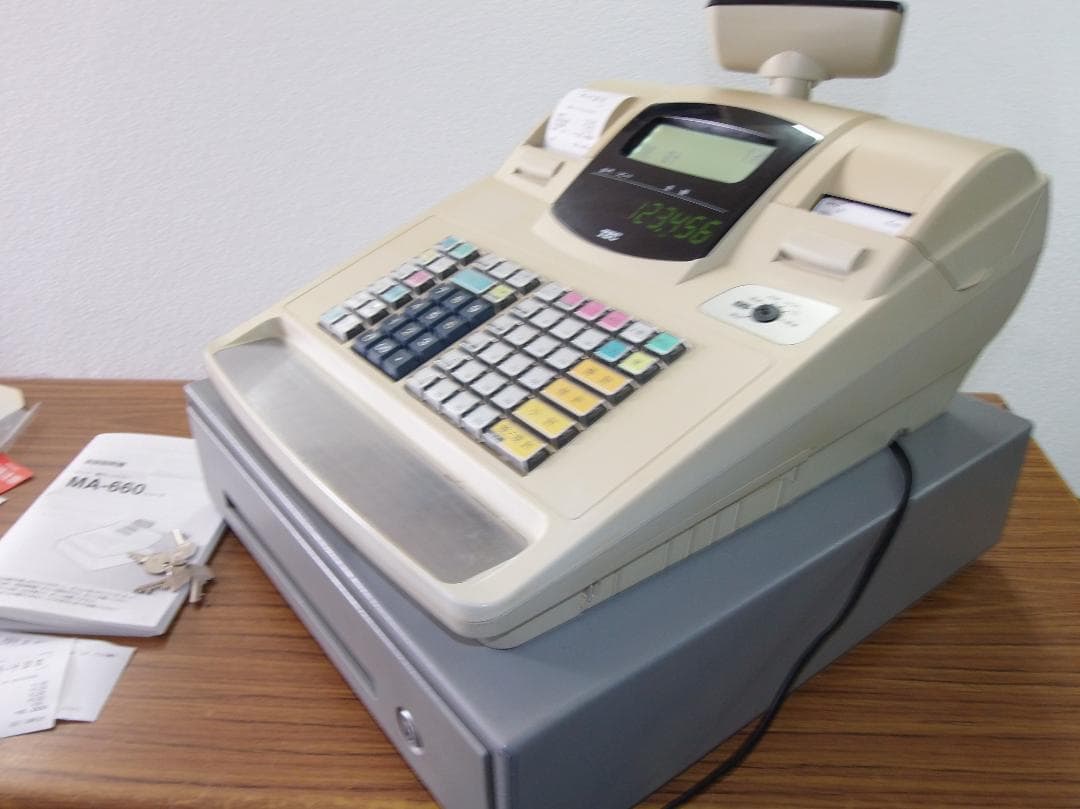 MA-660-20 設定無料 東芝テック 物販向 20部門レジスター 0504