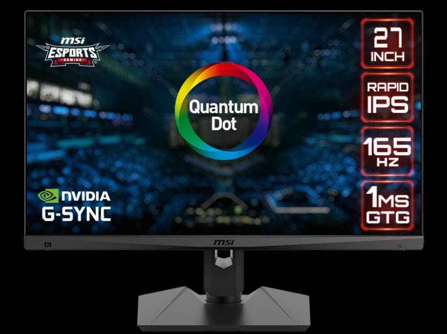 【美品】MSI 27インチ ゲーミングモニター MAG274QRF-QD