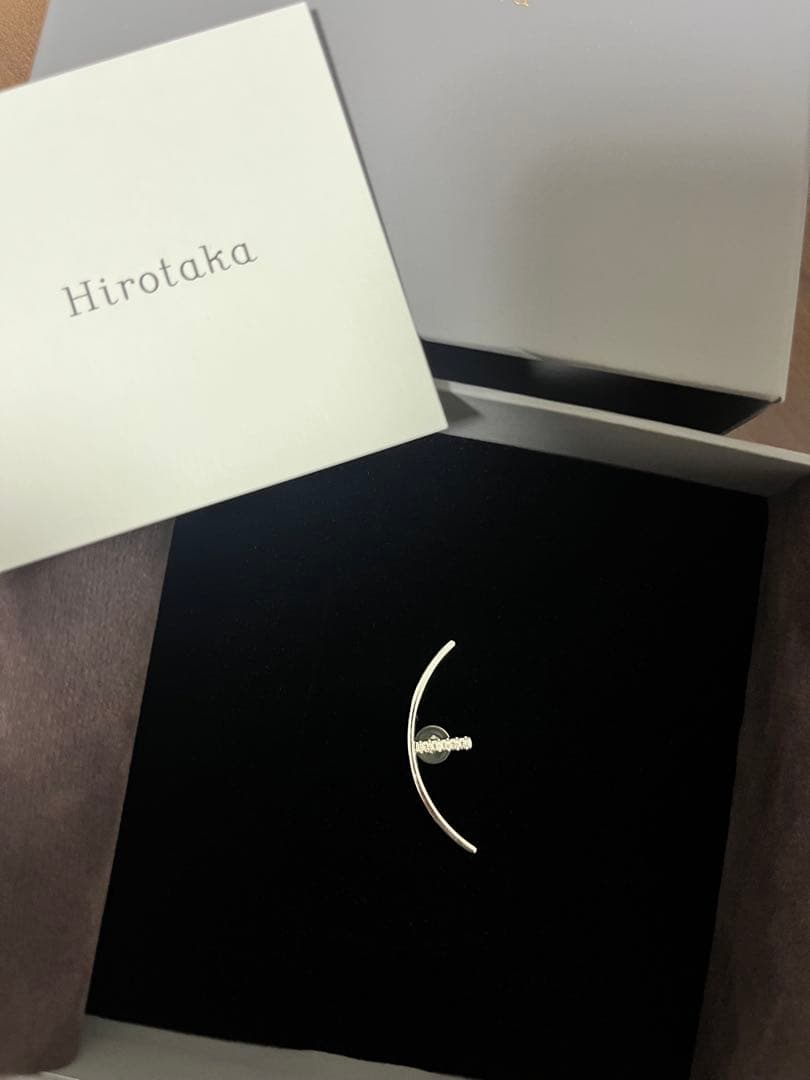 ヒロタカHirotaka Treehopper ダイヤモンド 片耳ピアス　美品