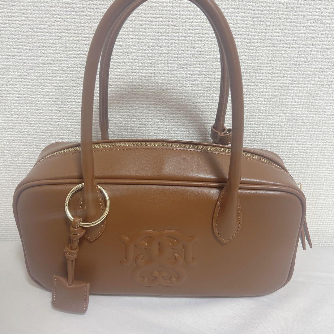 スナイデル　エンボスロゴボストンバッグ