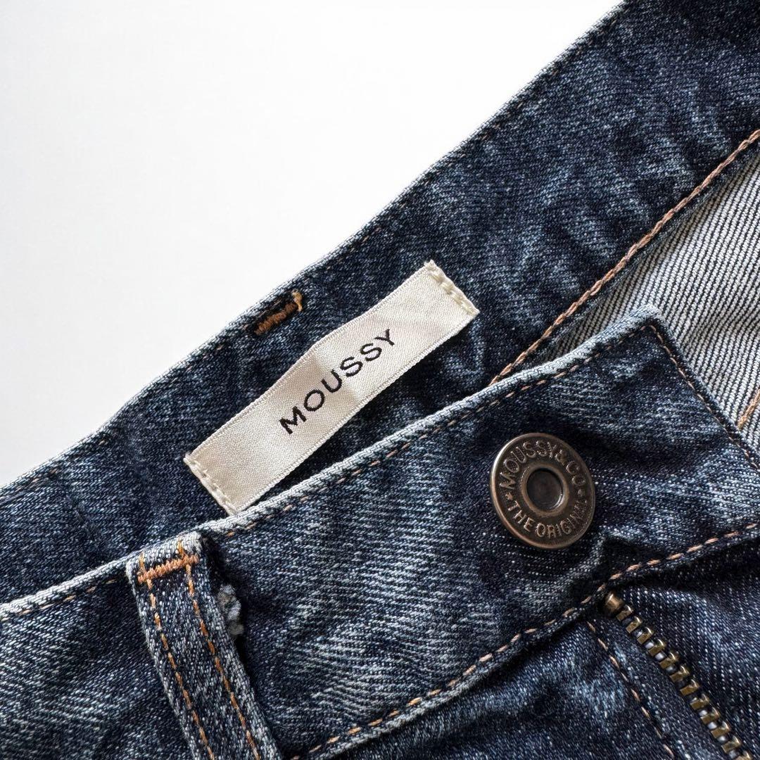 1584◆MOUSSY マウジーMVS D/BLU フレアデニム 24