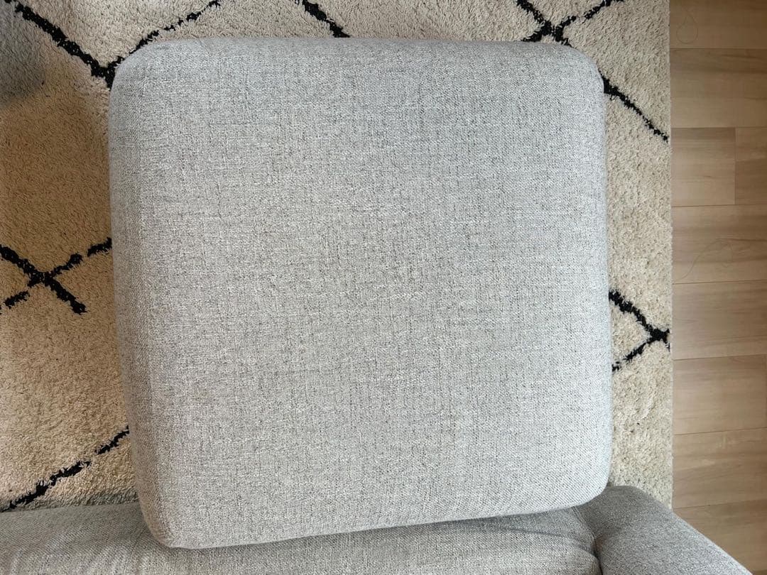 ★unico★LOWEY オットマン グレー