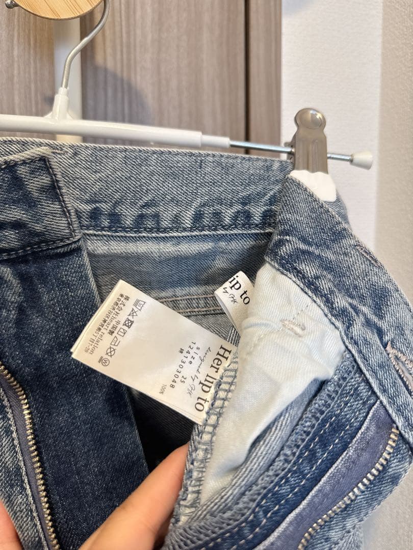 パンツ Herlipto Milano Wide Straight Jeans 25