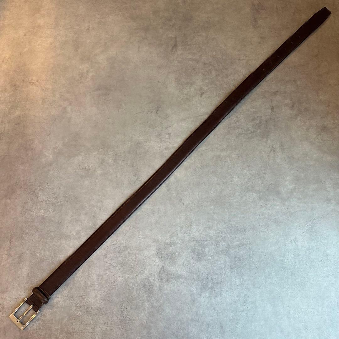 BURBERRY ホースロゴ　レザーベルト　ブラウン