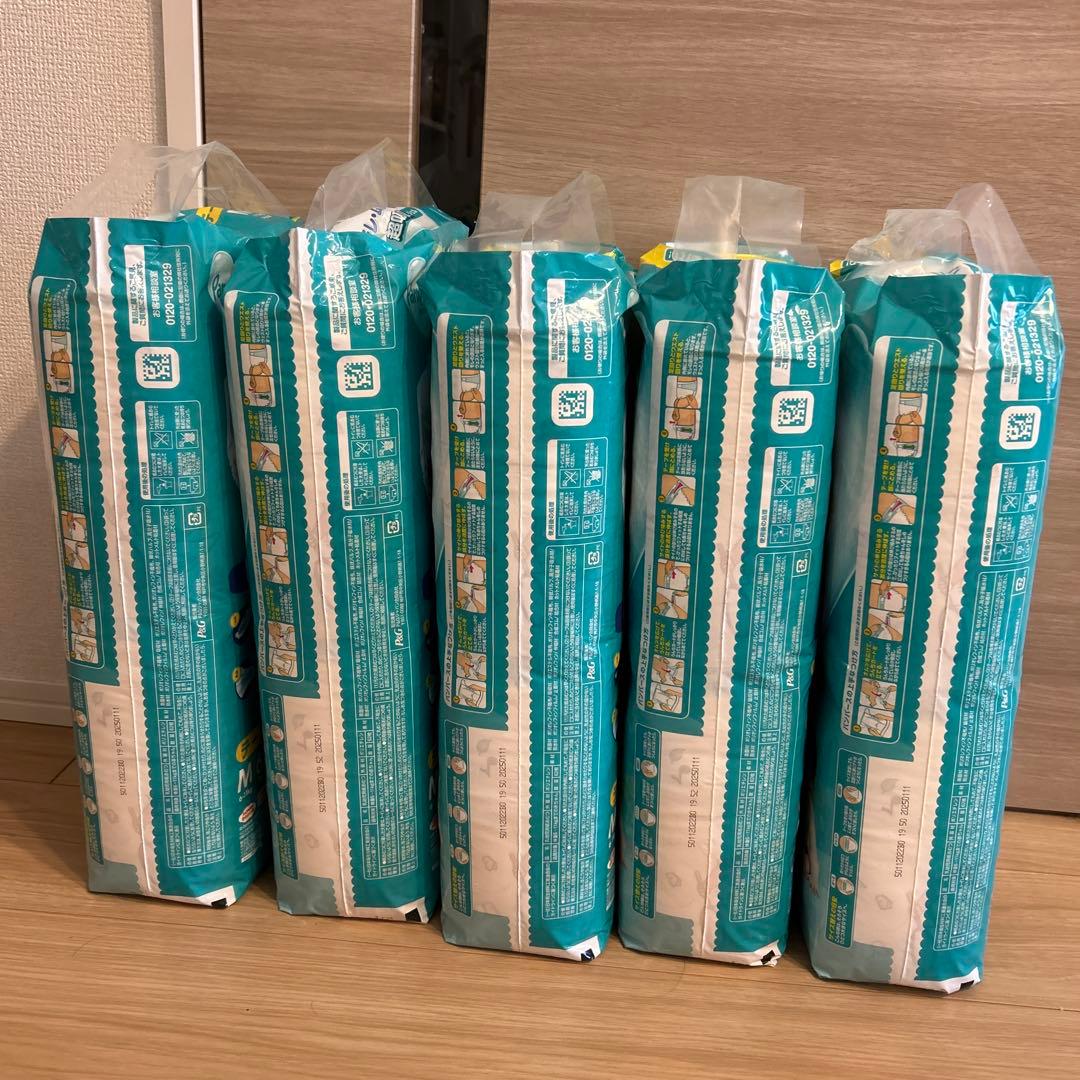 Pampers おむつ Mサイズ 62枚入り 5パック