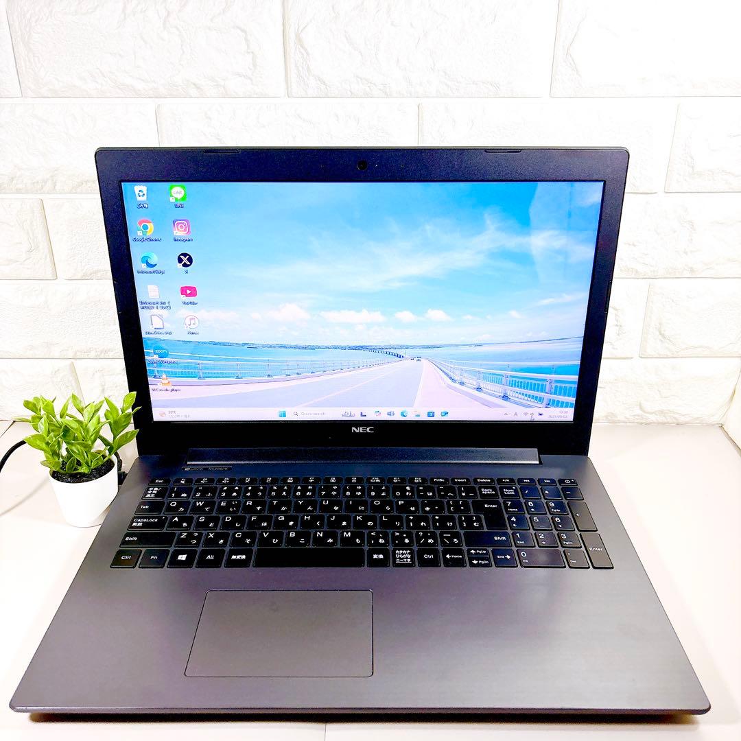 動作快適なSSD✨メモリ8GB カメラ付き 第７世代 ノートパソコン NEC
