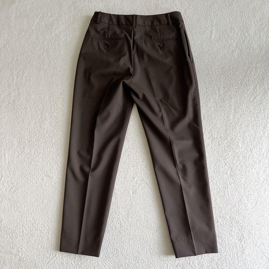 美品☆ green label relaxingパンツスーツ ノーカラー手洗い可