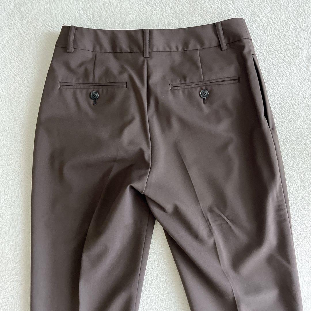 美品☆ green label relaxingパンツスーツ ノーカラー手洗い可