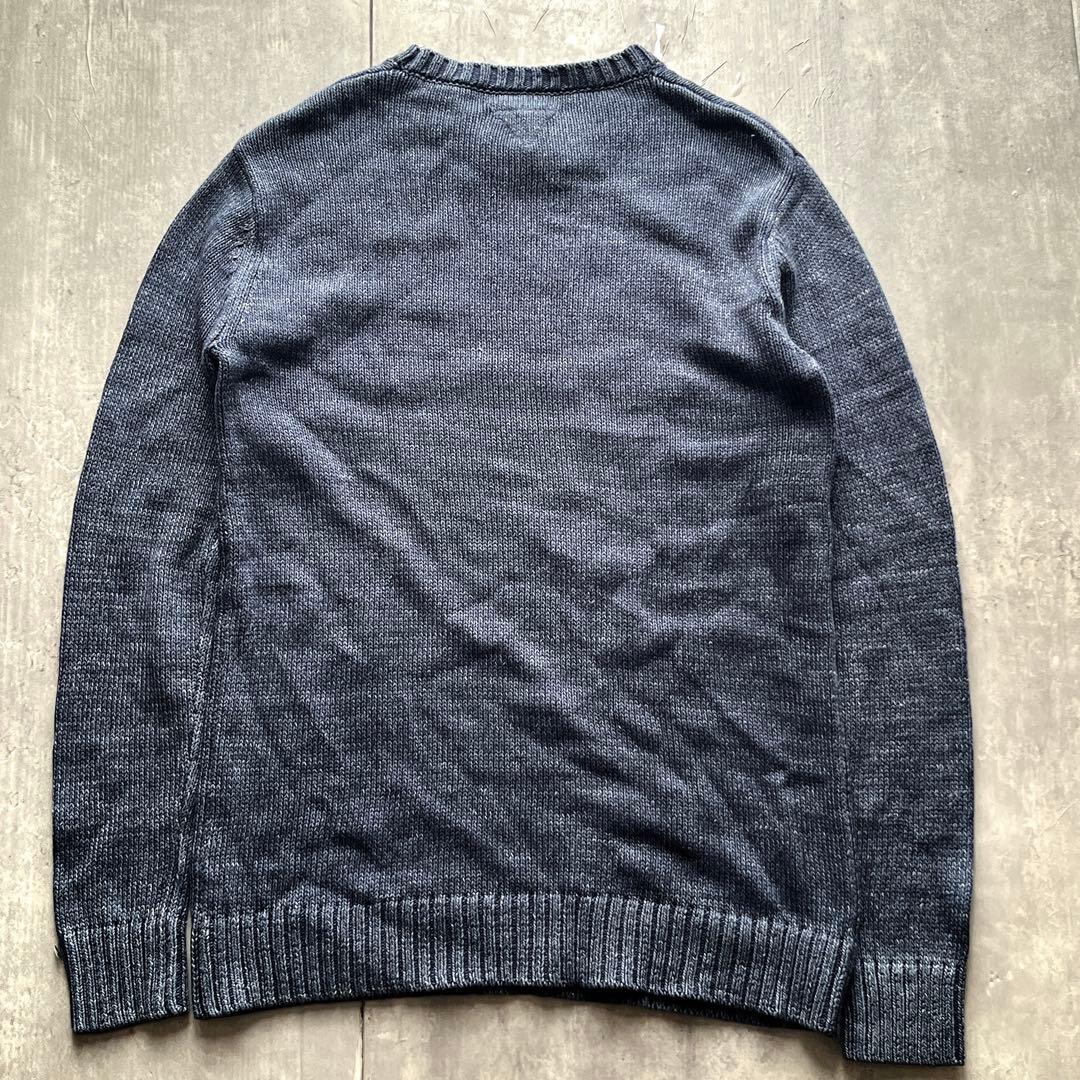 ロンハーマン　RHC インディゴ　ニット　セーター　リブ編み　アメカジ　サーフ