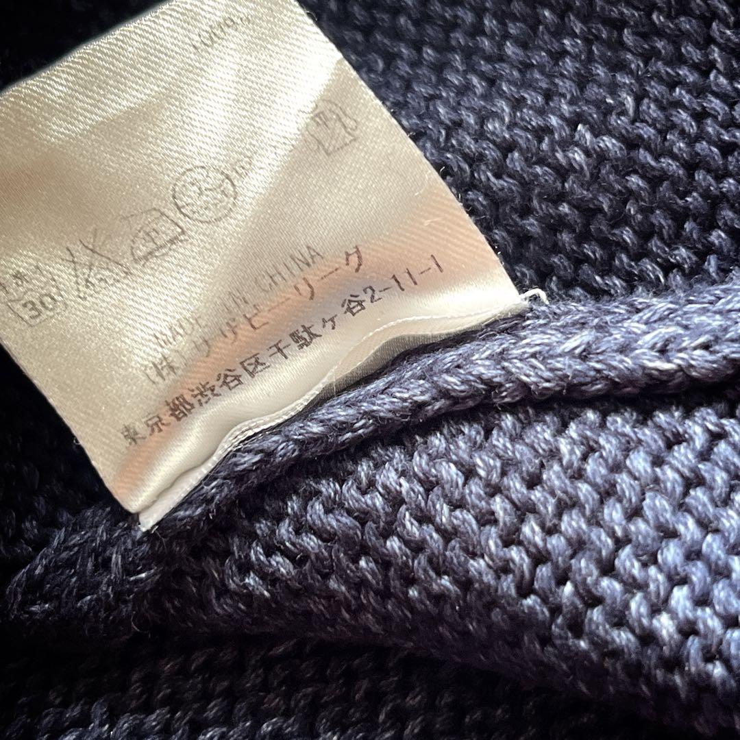 ロンハーマン　RHC インディゴ　ニット　セーター　リブ編み　アメカジ　サーフ