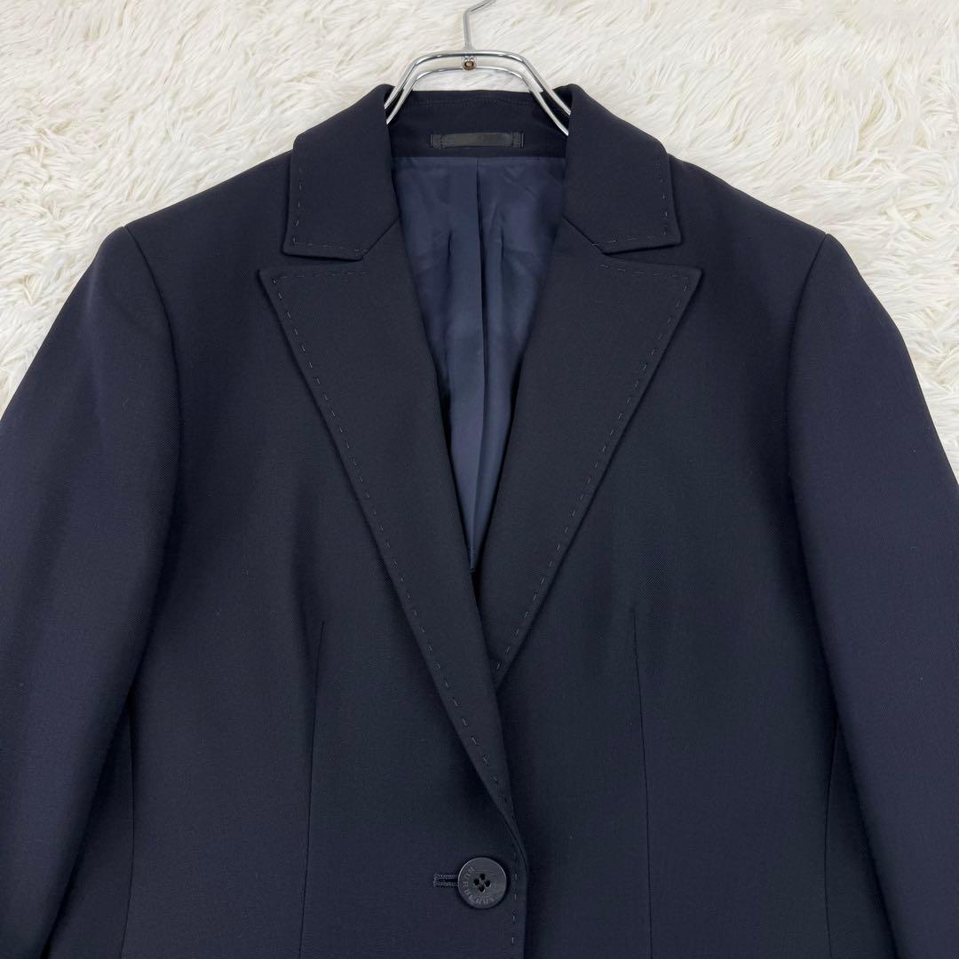 美品 バーバリーロンドン スーツ セットアップ ジャケット フレアパンツ 黒