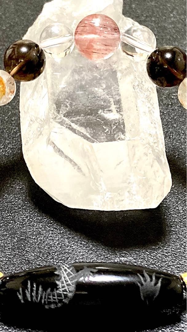 koko　天地幻の希少石と選定皇帝黒龍幻神天珠の神ブレス　〜天照龍神5〜