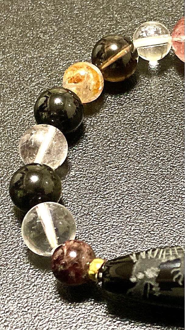 koko　天地幻の希少石と選定皇帝黒龍幻神天珠の神ブレス　〜天照龍神5〜