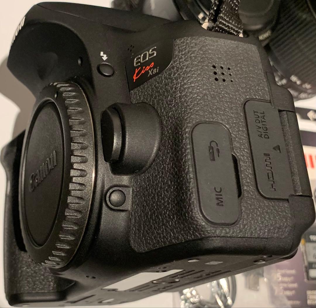 Canon EOS Kiss X8i ダブルズームキット(単焦点レンズ+α付き)