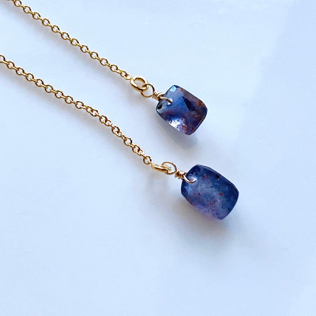 クーロ◆高品質✧アフガナイトアメリカンピアス✧silver925