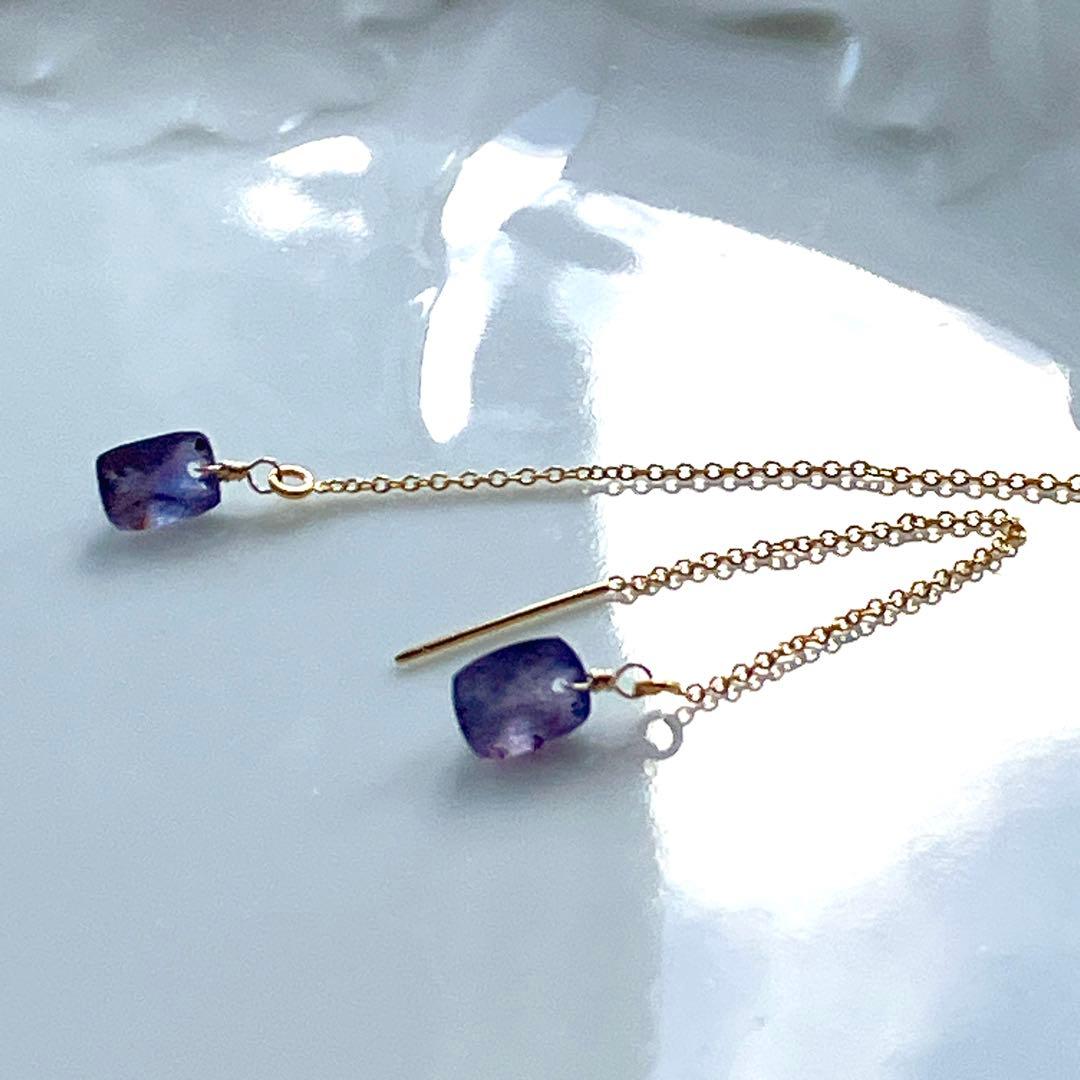 クーロ◆高品質✧アフガナイトアメリカンピアス✧silver925