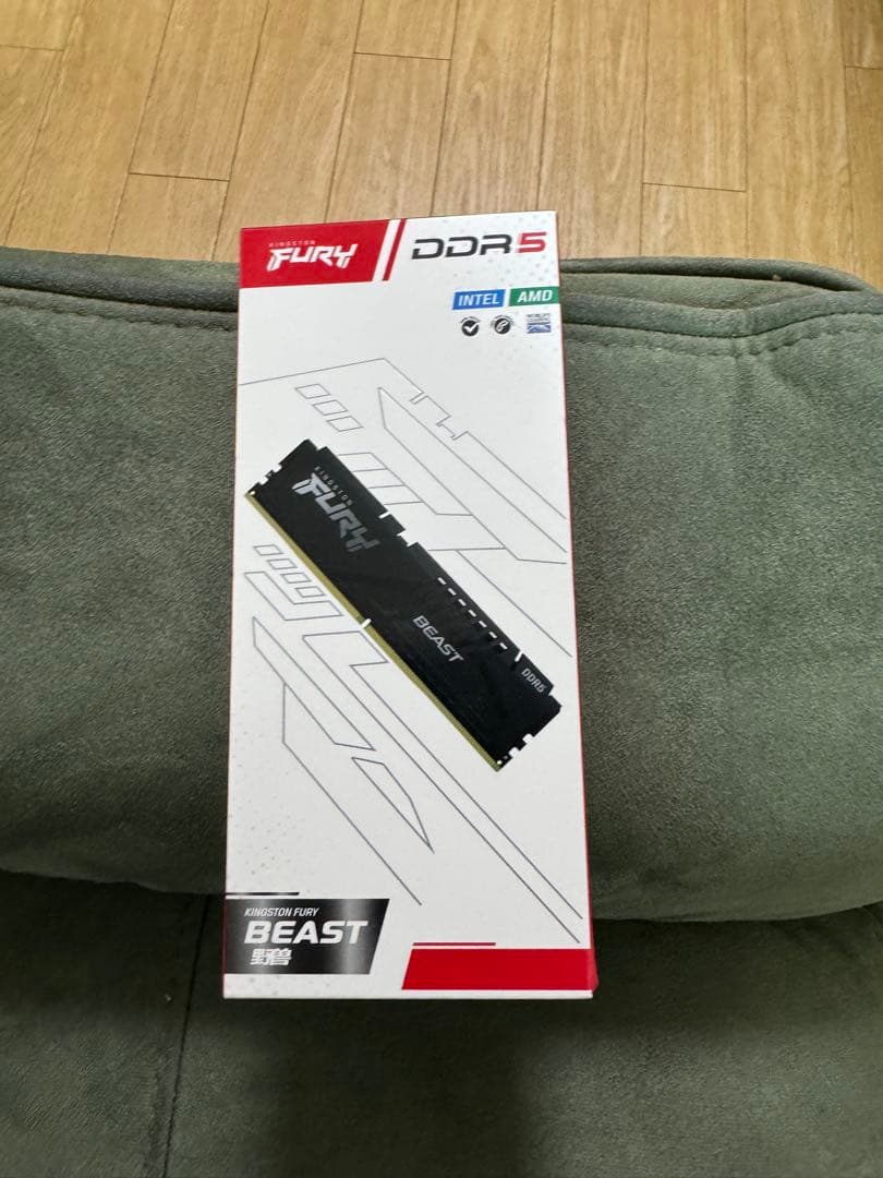 HYPERX FURY DDR5 メモリー 6000MT/秒 16GB×1枚
