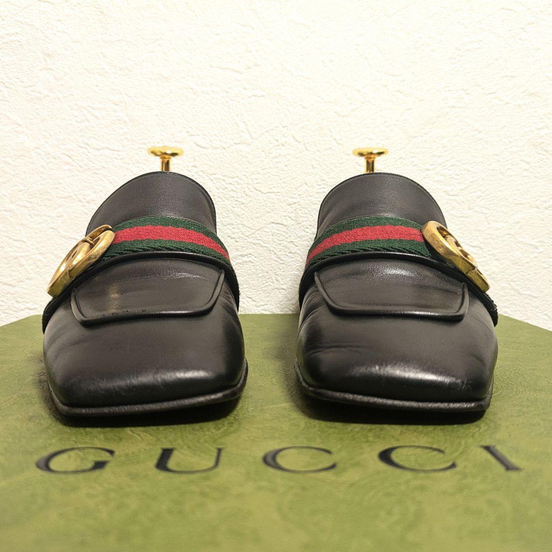 GUCCI　パンプス　マーモント　黒　35 1/2
