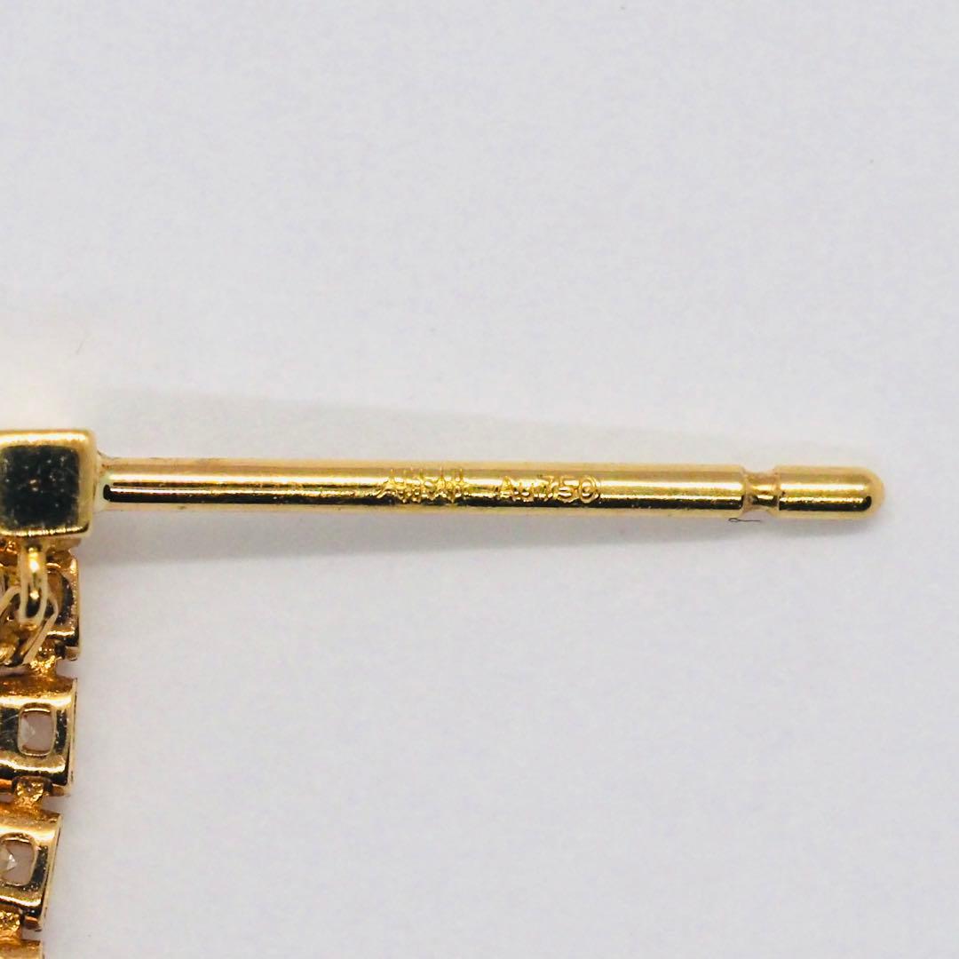 【AHKAH】シャンデリアラインコンビネーション ピアス