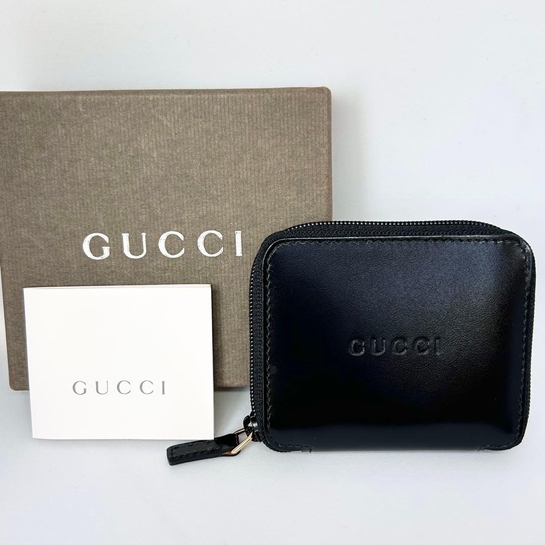 【新品同様✨️箱付きGUCCI】 グッチ ケース レザー 財布 小銭入れ