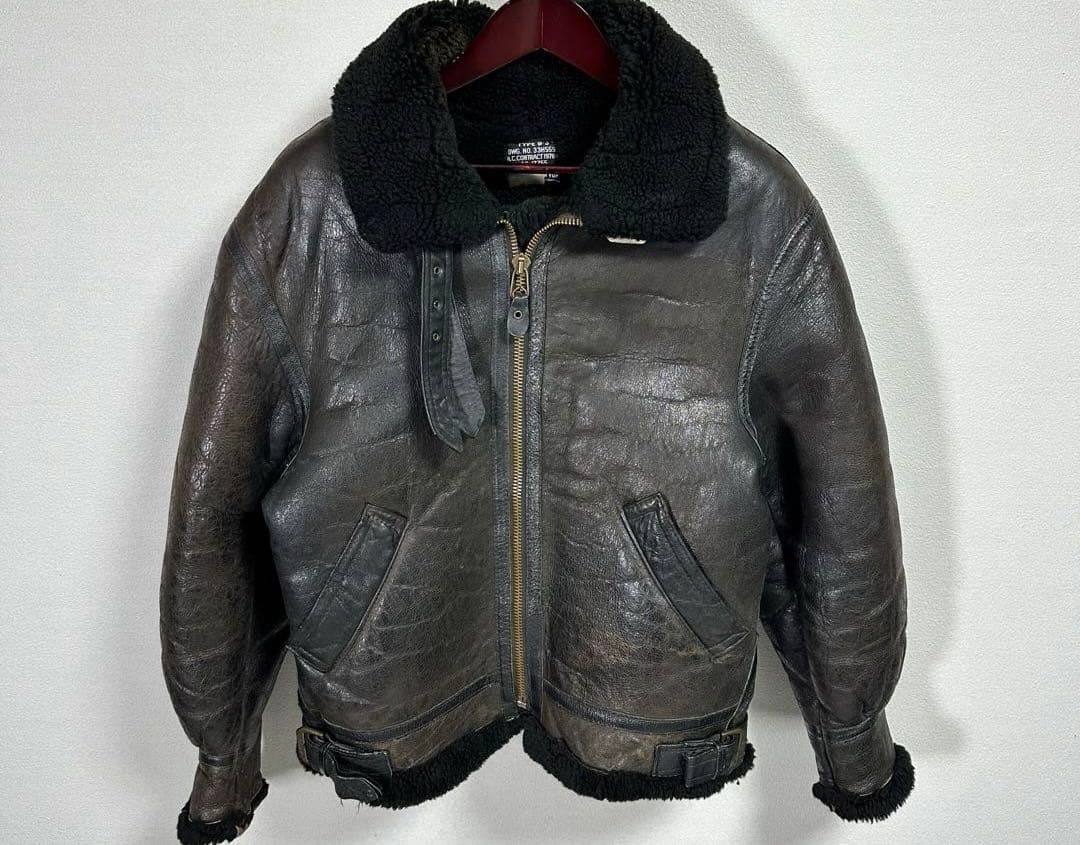 AVIREX B-3 ムートンフライトジャケット USA アメカジ バイカー