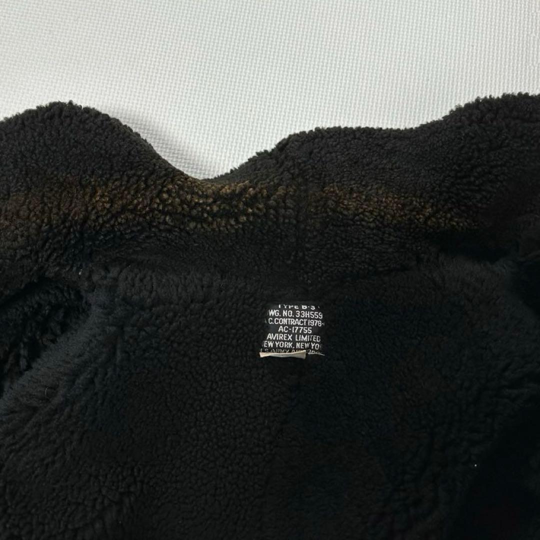 AVIREX B-3 ムートンフライトジャケット USA アメカジ バイカー