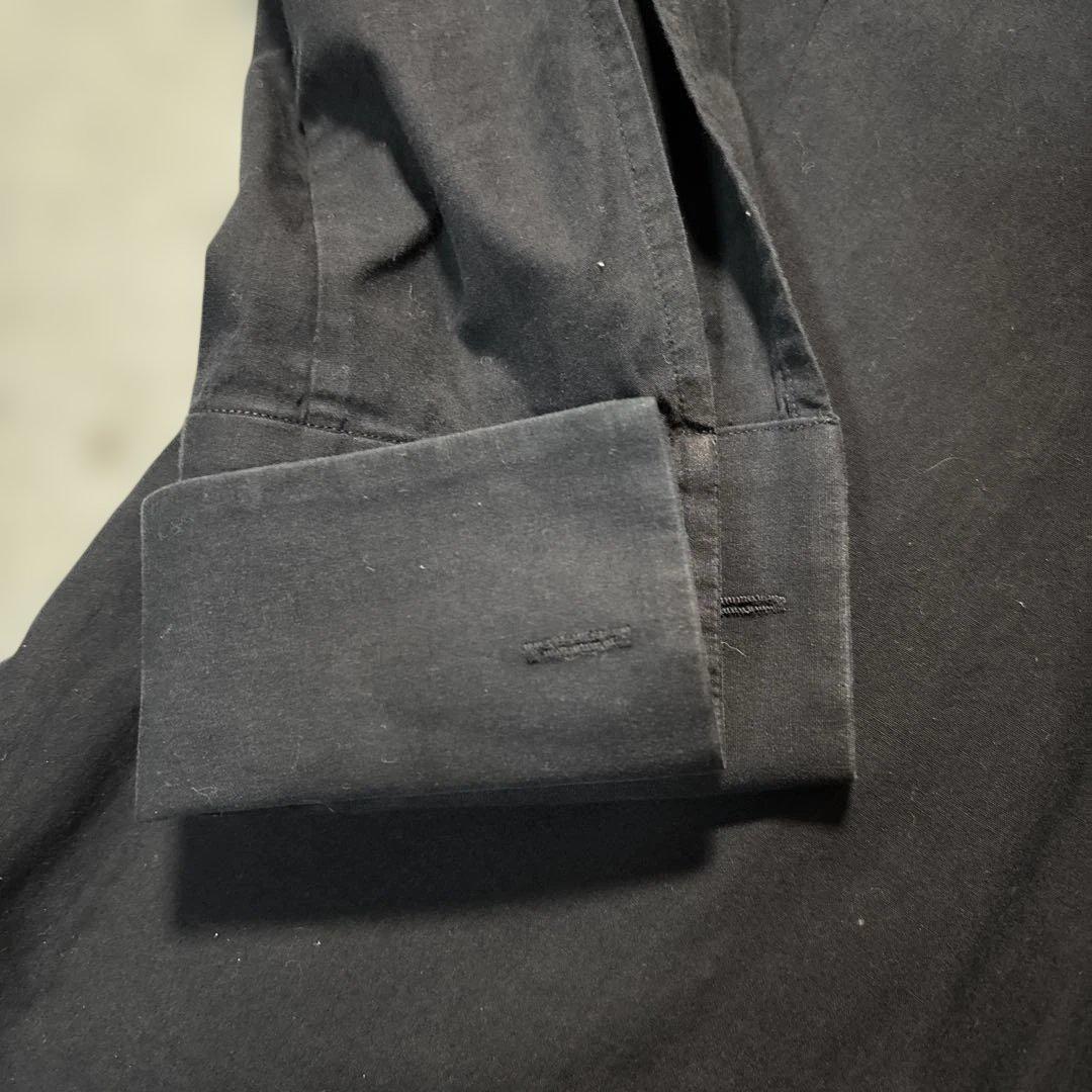 値下げ　ナンバーナイン　黒 長袖シャツ