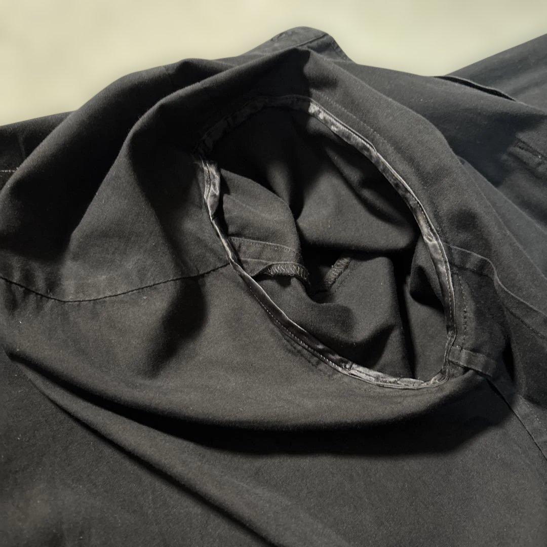 値下げ　ナンバーナイン　黒 長袖シャツ