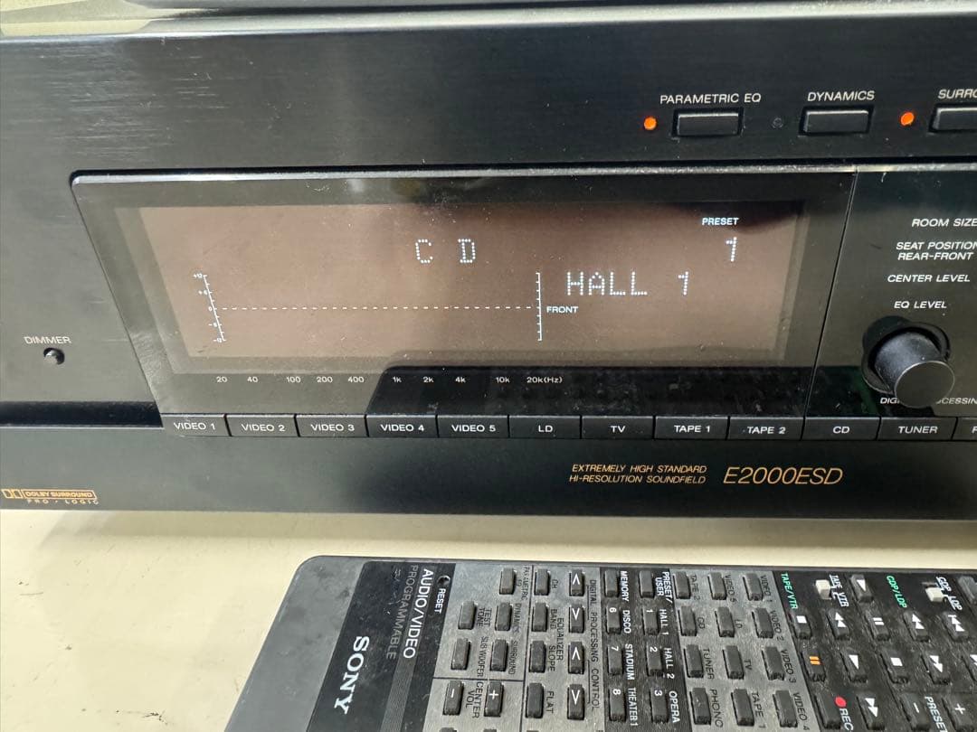 SONY TA-E2000ESD AVアンプ 本体 リモコン付き