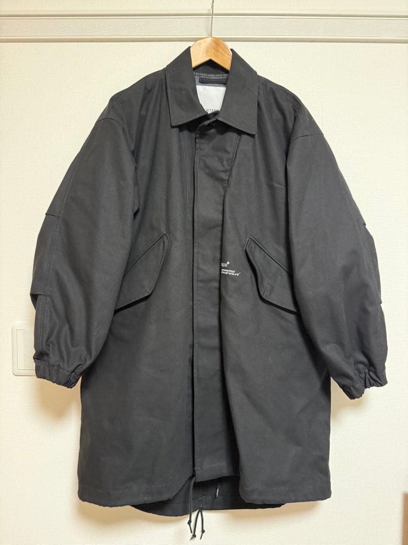 【美品】WTAPS　242WVDT-JKM03SMOCK ブラック　Sサイズ