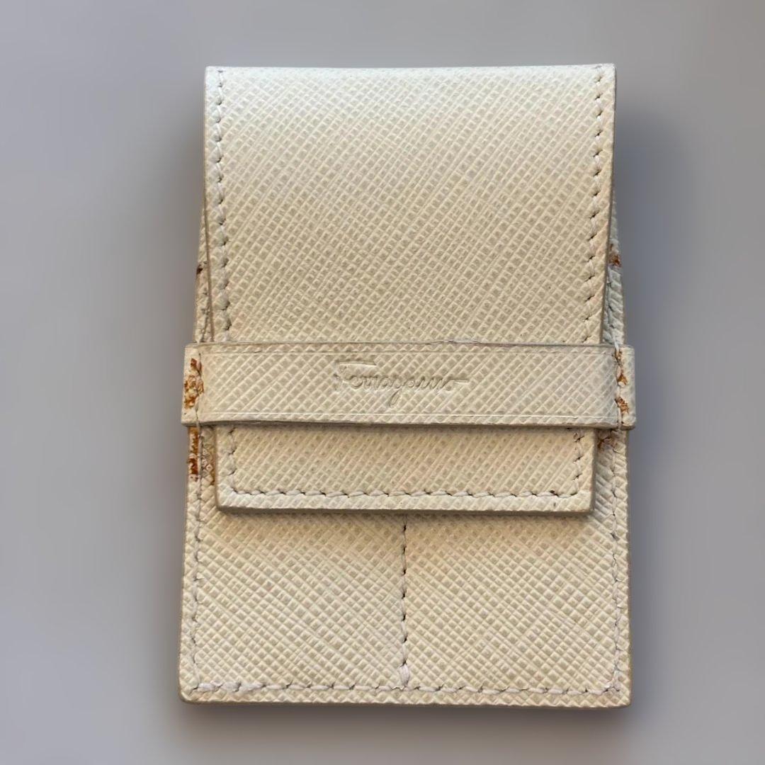 Ferragamo フェラガモ カラーキーパー 襟 SV925 付属品完備