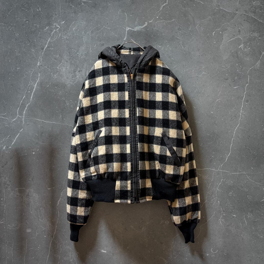 60s-70s TALON リバーシブル ウール×ナイロン ジャケット 42