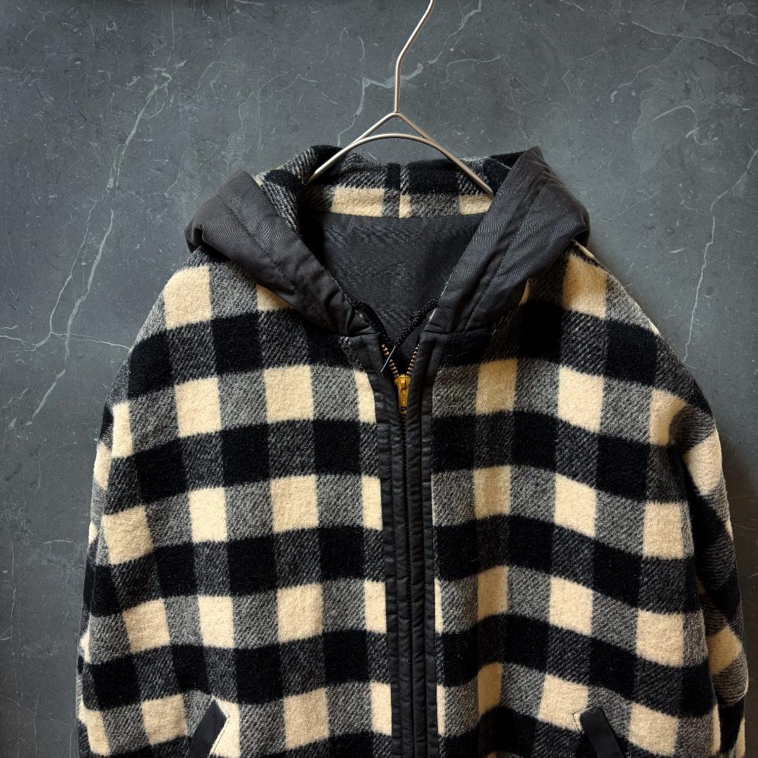 60s-70s TALON リバーシブル ウール×ナイロン ジャケット 42