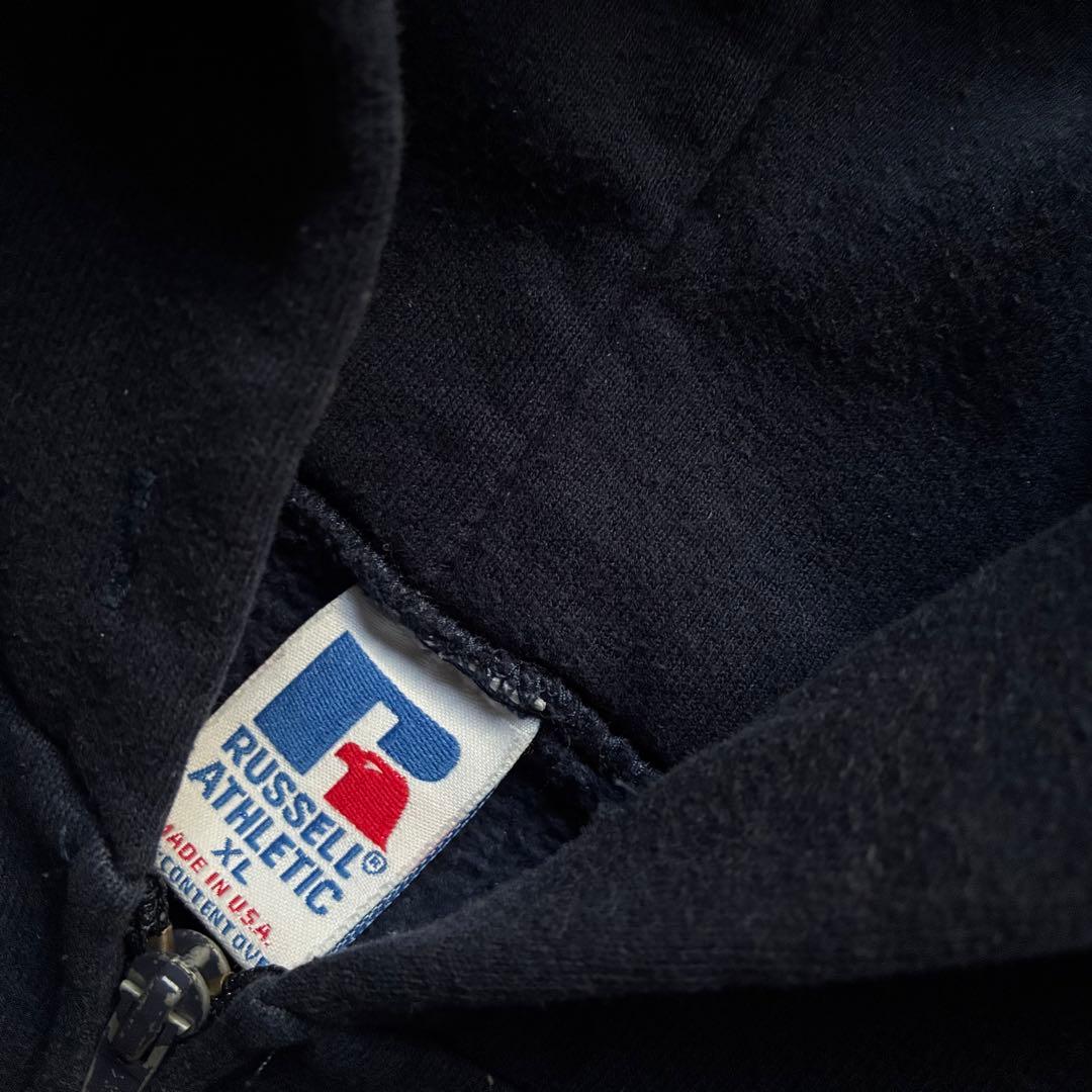 古着　90s　RUSSELL　スウェット　ジップアップパーカー　USA製