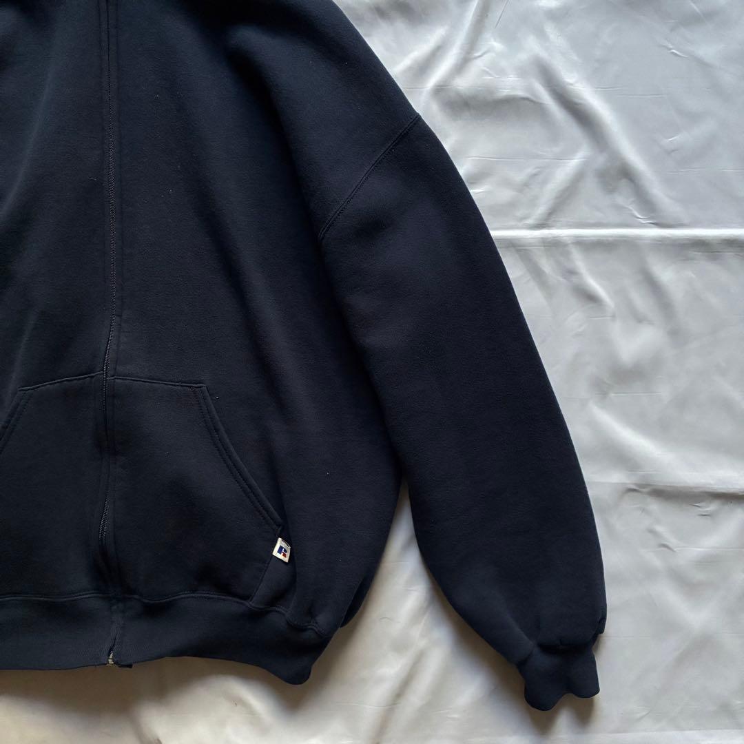 古着　90s　RUSSELL　スウェット　ジップアップパーカー　USA製