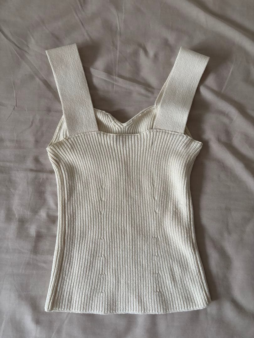 the row ニットキャミソール