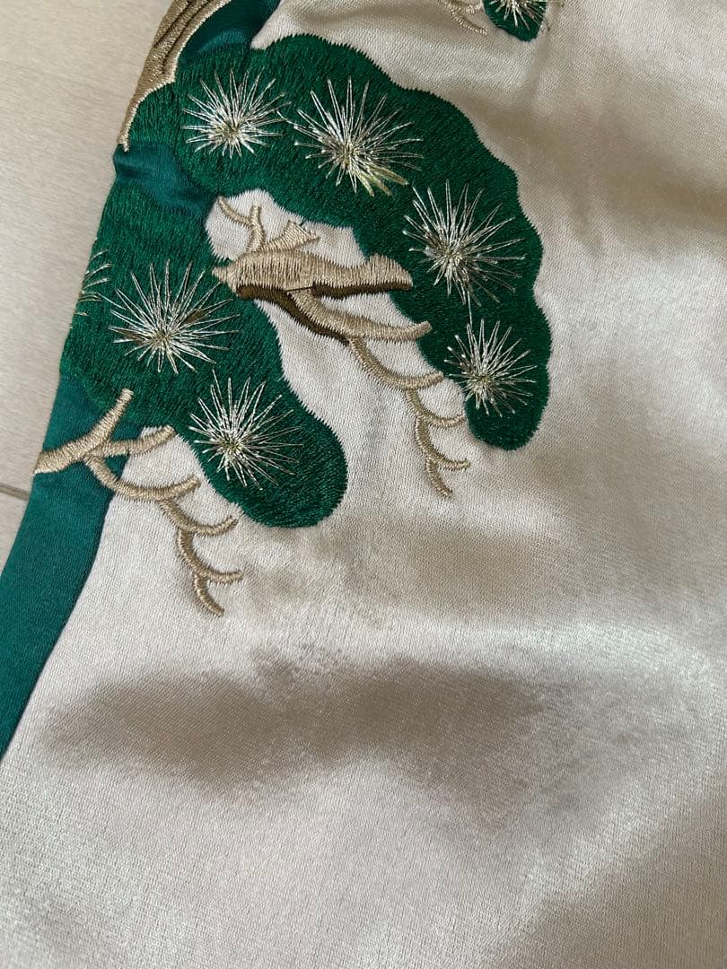 HOTELO スカジャン リバーシブル サテン 虎刺繍