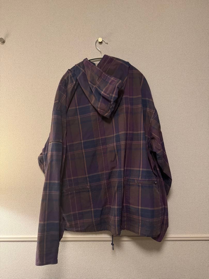 Supreme チェック柄 アノラックパーカー XL