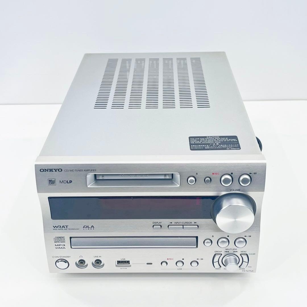 ONKYO FR-N7NX MD・USB再生OK CD再生不可 リモコン付