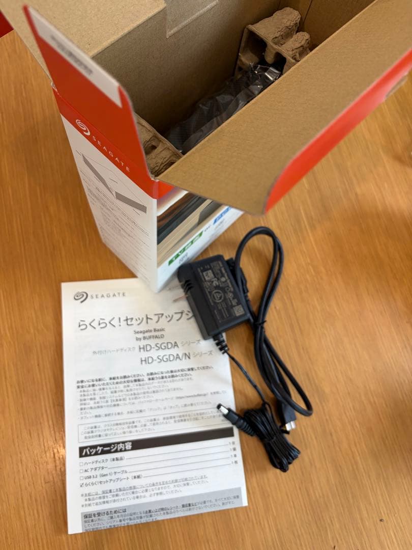 外付けハードディスク・ドライブ HD-SGDA4U3-B