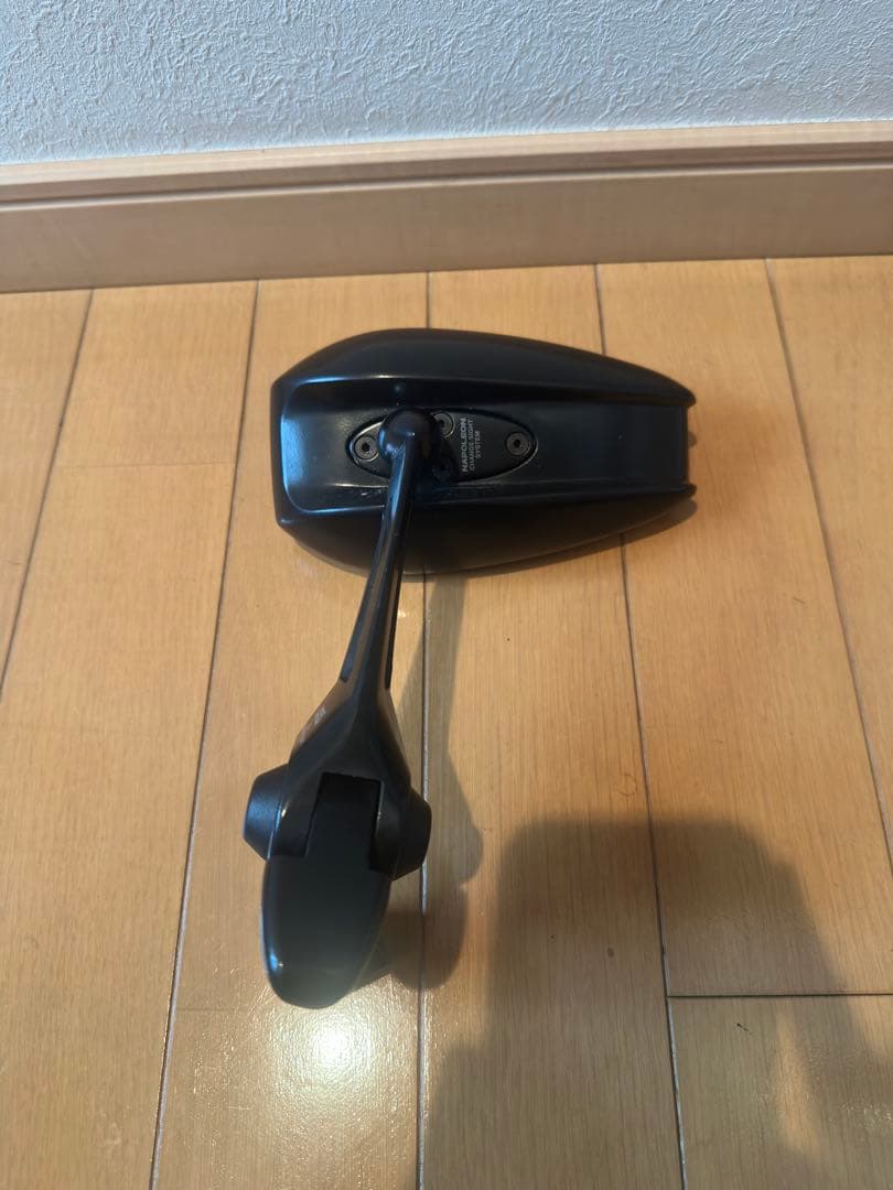 【送料込】シャークミラー7 ブラック ミラー左右2本セット